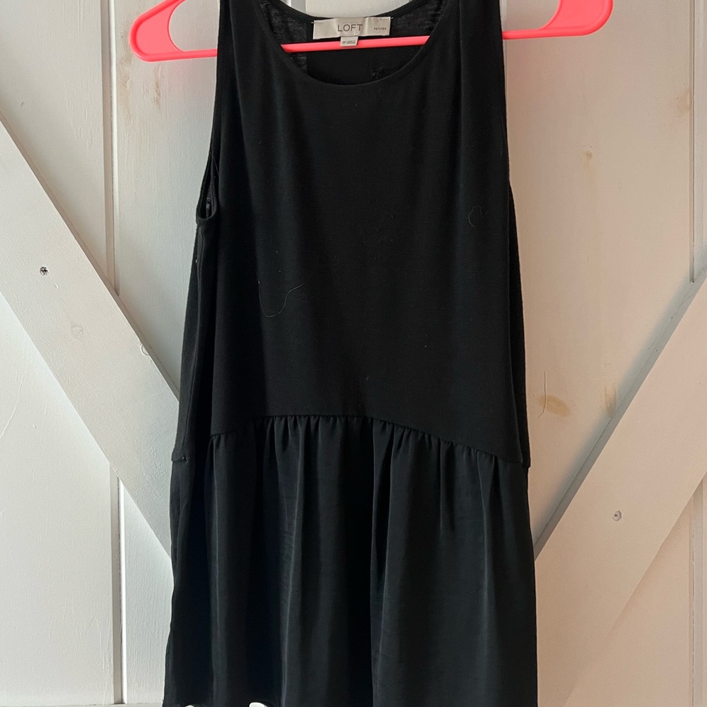 Peplum loft top